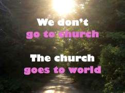 The church goes